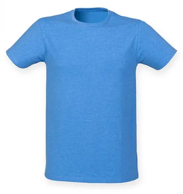 Produktbild von SF Men SF121 | Herren Feel Good Stretch T / Moderner, langer Schnitt - Farbe: Heather Blue - Größe: XL