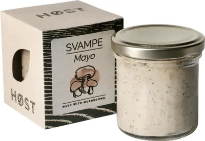 Produktbild von HØST SVAMPE Mayo: Vegane Pilz-Mayonnaise mit Haferdrink & Sonnenblumenöl