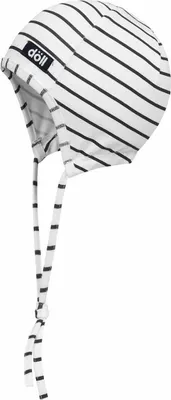 Immagine prodotto di Cappello da bambino Döll, a righe, bianco con nastro da annodare
