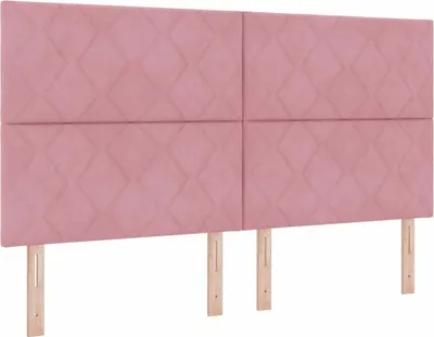 Produktbild von vidaXL Kopfteil Rosa 180 cm Samt