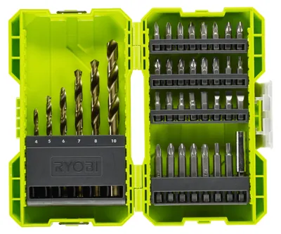 Zdjęcie produktu dla Zestaw bitów i końcówek Ryobi 5132003303 38 szt