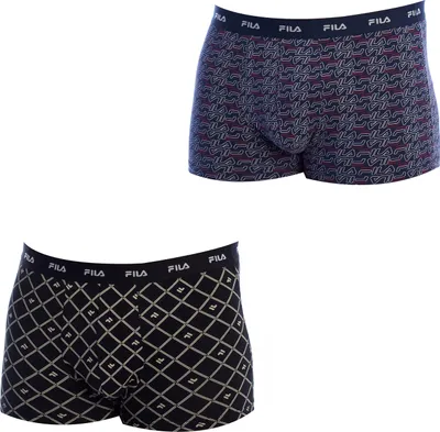 Produktbild von Fila 2er-Pack bedruckte Baumwoll-Boxershorts FU5289 für Herren