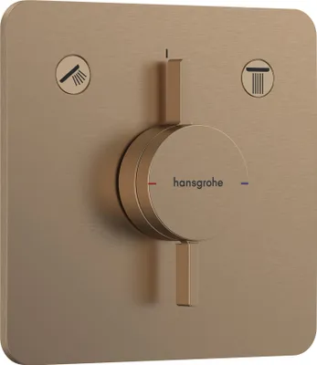 Produktbild von HansGrohe DuoTurn Q Wannenmisch UP F-Set BBR Brushed Bronze, 75414140