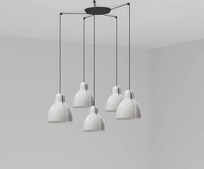 Produktbild von VENICE 200 5L Hängelampe weiß 64255-124-5L