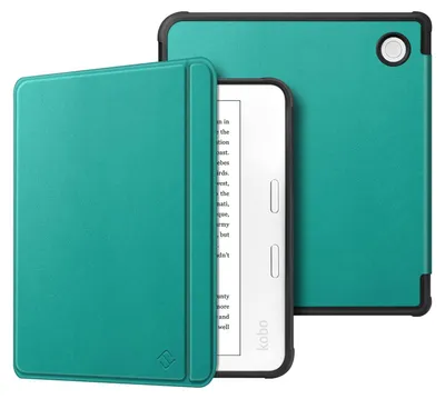 Produktbild von Fintie Hülle für Tolino Vision Color (2024)/Vision 6 (2021) & Kobo Libra Color (2024)/Libra 2 (2021) 7 Zoll eReader - Superleicht Soft TPU Schutzhülle mit Auto Schlaf/Wach, Jadegrün
