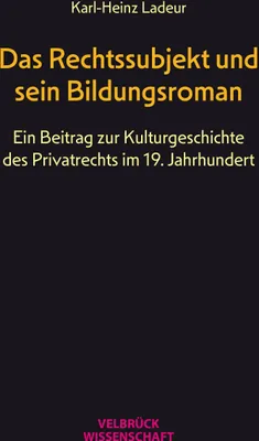 Produktbild von Das Rechtssubjekt und sein Bildungsroman