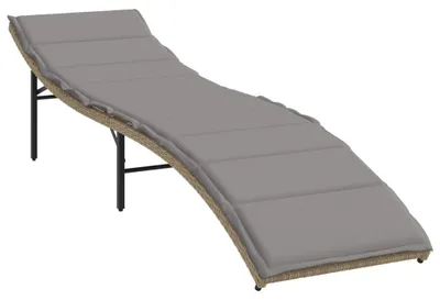 Zdjęcie produktu dla VidaXL 368249, Lounge, Obite siedzisko, Technorattan, Stal, Szary, 110 kg, 550 mm