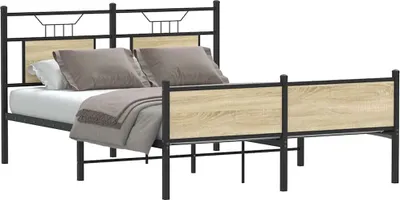 Immagine prodotto di Maison Exclusive - Struttura letto senza materasso Rovere Sonoma 150x200 cm Materiale ligneo