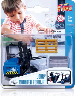Produktbild von BBurago Straenfeuerwehr-Gabelstapler 1:43 31479