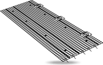 Image de Grille de gouttière 175 mm x 600 mm, RAL 9005, lot de 5