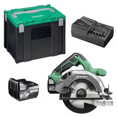 Image de Scie circulaire 18V HIKOKI C1806DAWRZ 2 x 5,0Ah Ø 165mm 57mm