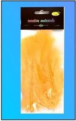 Immagine prodotto di Piume luminose color pesca, 15 pezzi, 13-17 cm