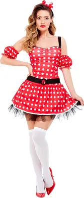 Image de Smiffys - Ensemble de déguisement "Madame Mouse" pour femme SM2233 (M) (Rouge/Noir/Blanc)