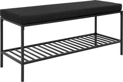 Obrázek produktu pro Věšák na boty House Collection s polštářem na sezení Dina Black