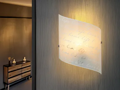 Produktbild von Trio 202500101 LED-Wandleuchte 1xE27 Glas weiss