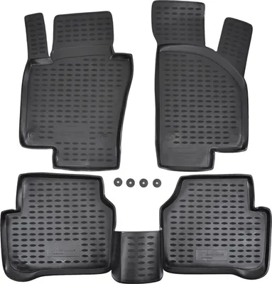 Obrázok produktu pre J&J Automotive | Gumové rohože so zvýšeným okrajom pre Volkswagen Passat 2005-2014