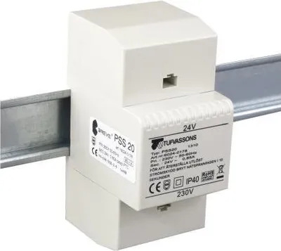Immagine prodotto di Trasformatore su guida Din 24vac uscita 24vac 50va ingresso 230vac Pss50/230/24v