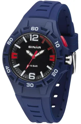 Produktbild von Sinar XB-37-2 Uhr Herrenuhr Silikon blau