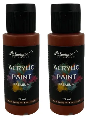 Obrázek produktu pro Artmagico Akrylová barva Premium 59 ml, Burnt Sienna, 2 ks
