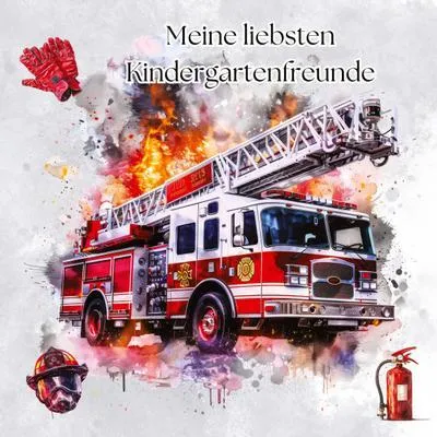Produktbild von Meine liebsten Kindergartenfreunde -Ein Freundebuch zum Ausfüllen und Ausmalen