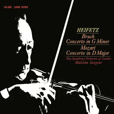 Produktbild von Heifetz-Sargent - Bruch: Concerto in G Minor/Mozart: Concerto in D Major (200g) (LP)