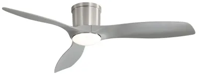 Produktbild von AIORBER 48 Zoll Deckenventilator mit Licht LED dimmbar Fernbedienung leise Timer Memory Holzflügel Wohnzimmer Schlafzimmer Weiß