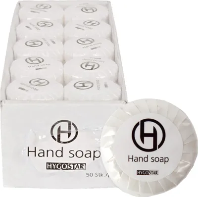 Obrázek produktu pro Hygostar 556218 Mýdlové tyčinky kulaté bílé skládané