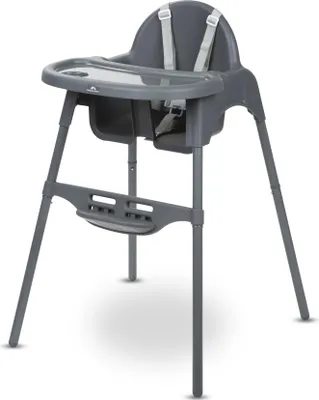 Immagine prodotto di Bebeconfort Meely 2 in 1, seggiolone da 6 mesi, seggiolone convertibile, da 6 mesi a circa 3 anni, fino a 15 kg, Grigio scuro