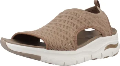 Image de Skechers Arch Fit - Darling Days  Sandalen Plat - Middelbruin - Maat 40