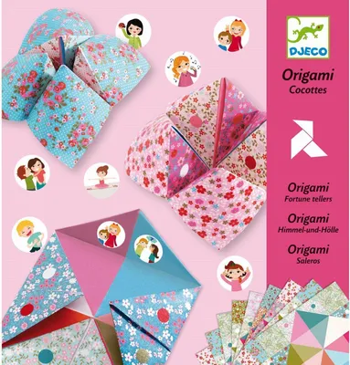 Produktbild von DJECO Origami von Himmel, Hölle, Paradies (rosa)