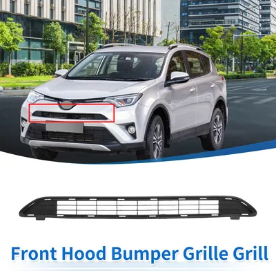 Image de No.531120R060 Grille De Calandre Inférieure Avant pour Toyota Rav4 Le 2016-2018 Grille De Calandre Inférieure Avant Avec Trou Noir