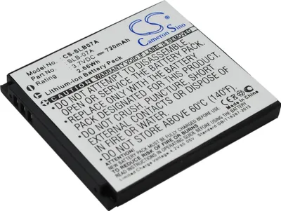 Obrázok produktu pre TECHTEK Batéria kompatibilná s [Samsung] ST50, ST500, ST550, ST600, TL100, TL205, TL210, TL220, TL225, TTL-20 nahrádza SLB-07A