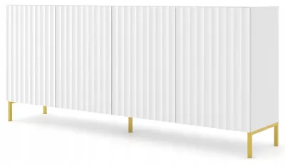 Zdjęcie produktu dla Homlando komoda Wave 200 cm frez biały mat