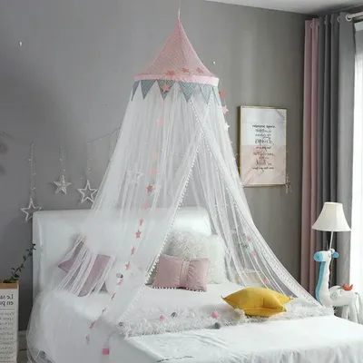 Obrázek produktu pro Muggnet Baby – Moskytiéra pro děti – Ochrana proti hmyzu – Prodyšná síťovina – Univerzální – Růžová