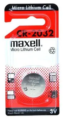 Produktbild von Lithiová baterie, CR2032, 3V, Maxell, blistr, 1-pack