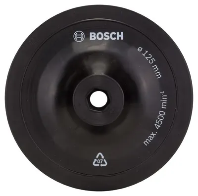 Produktbild von Schleifteller für Bohrmaschinen, 125 mm, Spannsystem
