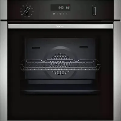 Image de Four intégrable multifonction 71l 60cm pyrolyse/hydrolyse inox - Neff - B5ACH7AN3F - n50