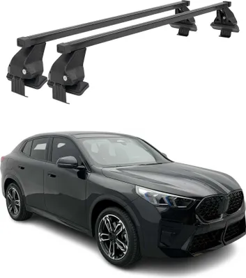 Obrázok produktu pre Základňa strešného nosiča Menabo pre BMW iX2 U10 2024-2025 oceľová čierna 2ks