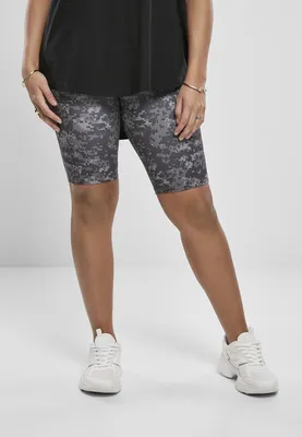 Produktbild von Urban Classics TB3423 | Ladies High Waist Camo Tech Cycle Shorts XS bis 5XL - Farbe: dark digital camo - Größe: 5XL