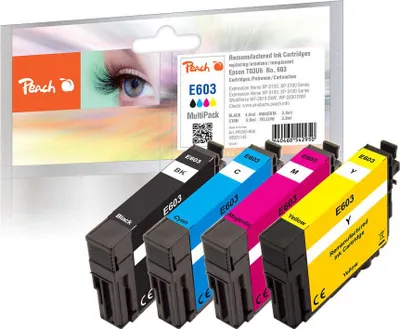 Immagine prodotto di Peach Patrone Epson Nr.603         MultiPack       REM,KOM