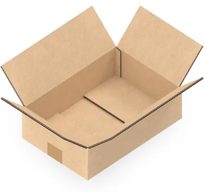 Produktbild von KK Verpackungen 100 Stück Versandkartons 396 x 273 x 120 mm Kartons 2-wellig BC-Welle, Faltkartons