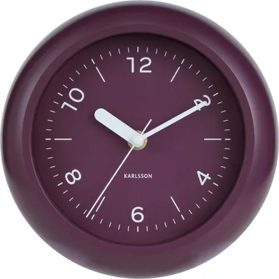 Produktbild von Karlsson - Wanduhr Slope - Dunkles Lila - Ø20cm
