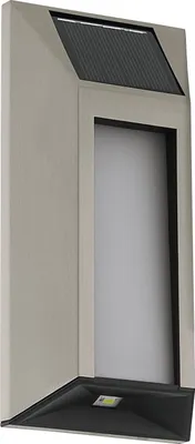 Produktbild von EGLO Solarleuchte Z_solar  edelstahl, schwarz Kunststoff satiniert 4X0,5W L:8,6 H:18 cm