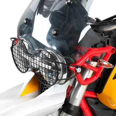 Immagine prodotto di HEPCO & BECKER Griglia di protezione per faro Moto Guzzi V 85 TT (2019-), nera