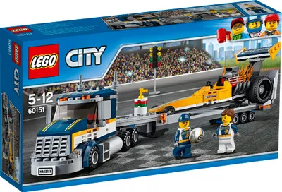Produktbild von LEGO® City Dragster-Transporter 60151