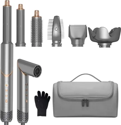 Produktbild von 5 in 1 Haarstyler Set Airstyler mit Automatischem Lockenstab Föhn Warmluftbürste Glättbürste Ionen Haarstylinggerät für Trocknen Volumen Locken