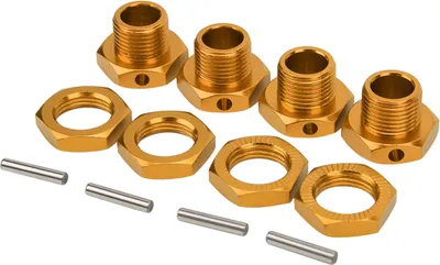 Produktbild von 4 PCS RC Rad Sechskant Treiber 17mm Aluminiumlegierung Coppler Kit für HSP 1/8 Caryläe