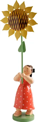 Produktbild von Wendt & Kühn 'Mädchen mit Sonnenblume - 16cm'