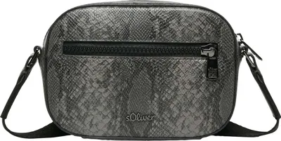 Image de s.Oliver sac à épaule bandoulière Crossbody Bag Grey / Black noir
