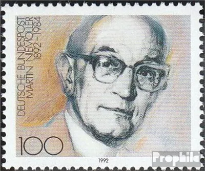 Produktbild von Briefmarken BRD (BR.Deutschland) 1992 Mi 1584 (kompl.Ausgabe) postfrisch 100.Geburtstag von Niemöller